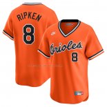 Camiseta Beisbol Hombre Baltimore Orioles Cal Ripken Jr. Throwback Cooperstown Limited Naranja