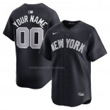 Camiseta Beisbol Hombre New York Yankees Alterno Limited Personalizada Azul