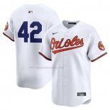 Camiseta Beisbol Hombre Baltimore Orioles 2024 Jackie Robinson Day Primera Limited Blanco