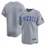 Camiseta Beisbol Hombre Chicago Cubs Road Limited Gris