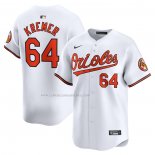 Camiseta Beisbol Hombre Baltimore Orioles Dean Kremer Primera Limited Blanco
