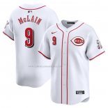 Camiseta Beisbol Hombre Cincinnati Reds Matt McLain Primera Limited Blanco